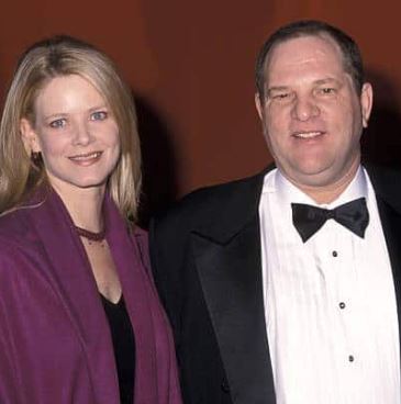 Eve Chilton with her ex-husband Harvey Weinstein